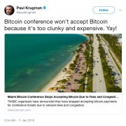 Paul Krugman很快乐看到比特币有问题_metamask钱包使用教程
